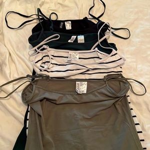 4 H&M Basic for $25 , above knee length. Size S/ 4